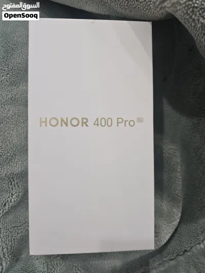 هونر 400 برو honor400 pro 5g 512 قيقا لون فضي ومع شاحن اصلي 2