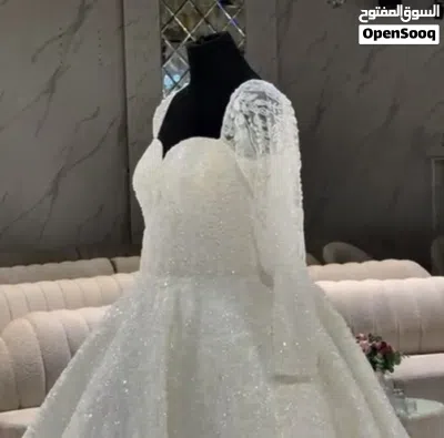 فستان زفاف عروس ابيض موديل حديث 2