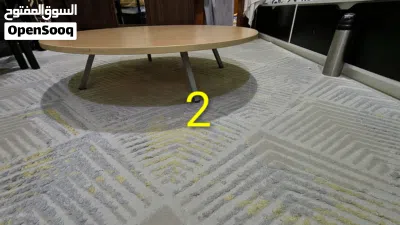 Set of 2 Matching Round Wooden Coffee/Study/ Floor Tables 2