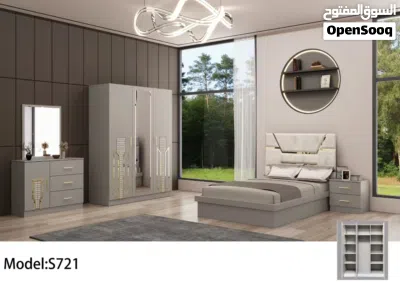 BRAND NEW BEDROOM SET BED SIZE 120X200 غرفة نوم جديدة تمامًا، مقاس السرير 120×200 4