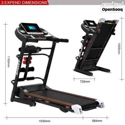 treadmill world fitness w 800 جهاز منزلي ممتاز عرض خاص يحمل وزن 130كغم 2.5 حصان تسكير جك هايدروليكي 3