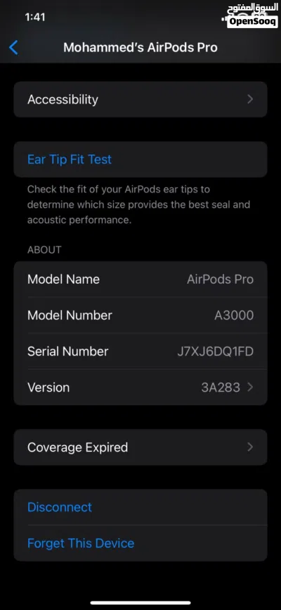 Apple AirPods Pro 2 Original USB-C أبل ايربودز برو 2 أصلية مع ANC وصوت مكاني، مع الكرتونة ومرفقاتها 3
