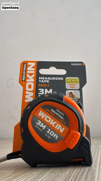 WOKIN Measuring Tape with SIYAB TRADING شريط القياس ( فوت ) 3 متر مع سياب للتجارة 3
