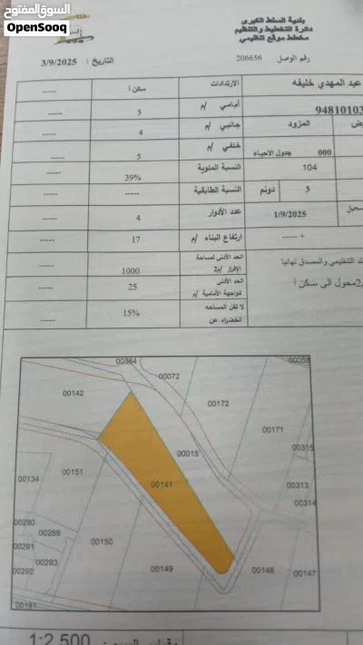 قطعة ارض في السلط حوض المزود اطلالة خلابة سكن أ يمكن تقسيمها 6 قطع ،قريبة من الخدمات 2