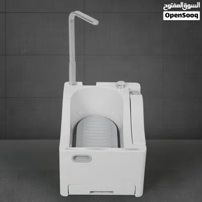 جهاز الوضو المحمول غسل الايدي والارجل لكبار السن جهاز متنقل شحن يو اس بي خزان ماء علوي وخزان ماء سفل 4