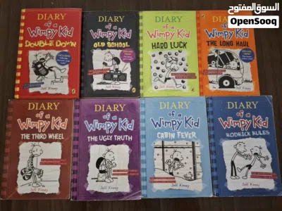 8 Diary of a Wimpy Kid Books (Includes 1 Hardcover) 2