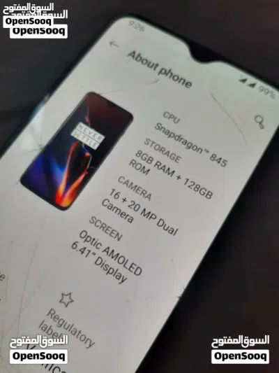 ون بلس 6T شريحتين بنفس الوقت 3