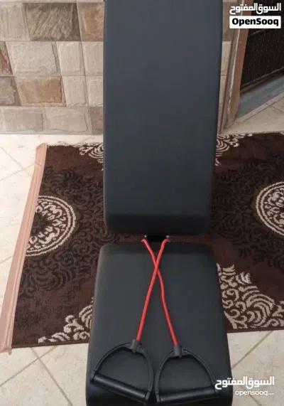 بنش رياضي جديد عدت تمارين مع احبال مقاومه عدد 2 تحمل وزن عالي جوده مميزه جميع موصفات داخل الأعلان 3