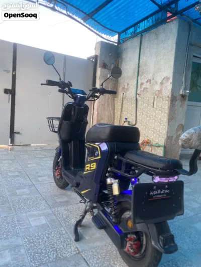 دراجه شحن R9 مستعمله نضافه 80% ما متعبها اروح بيها للشغل وارجع + اقره الوصف مهم سعرها 450 وبيها مجال 4