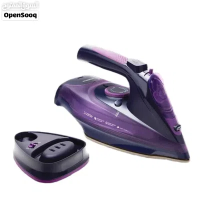 مكواة ملابس SOKANY اللاسلكية مع قاعدة شحن SOKANY cordless iron with charging base كاويه بخارية. 3