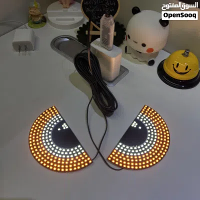 انطي سيارتك هيبة الوحش بالشارع! إضاءة عيون LED بـ 11 وضع تشغيل USB بدون تقطيع 2