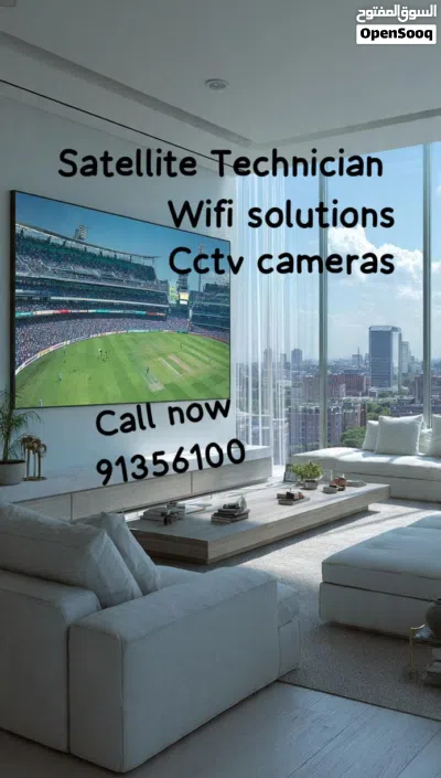 Dish Technician,Wifi/Internet and Camera operator, Android box, channels subscription, 4