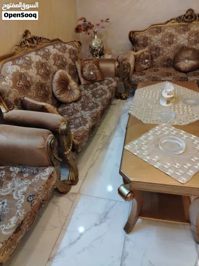كنب تفصيل خشب مصري 3