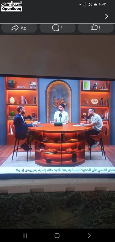 شاشتين قياس 50 انترنت ماركة كلاكسي وجنرال شغالات نظيفات 240 و 220 الاسعار التفاصيل اسفل 3