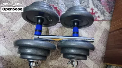 جهاز جري + دمبلصات 40 كيلو 2