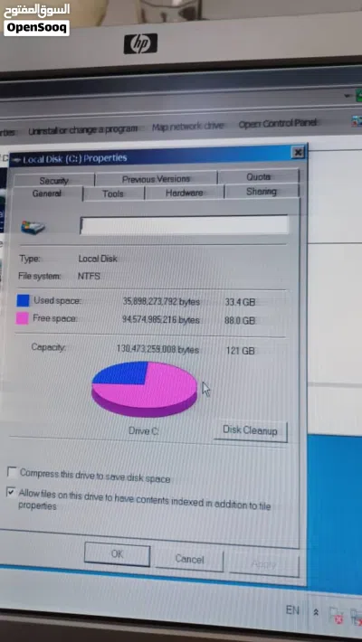 كمبيوتر hp مع كيس dell و ملحقاته 4