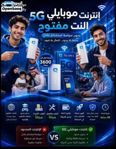 واي فاي الياف 230 ريال شامل واي فاي 5G زين موبايلي 2