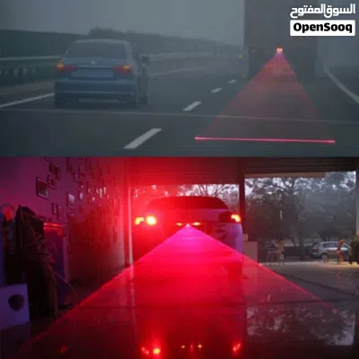 ليزر خلفي للسيارات والدراجات vehicles /bikes safety rear laser light 2