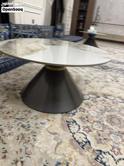 Modern Marble Round Coffee Table ( 2 Pieces Available ) 4