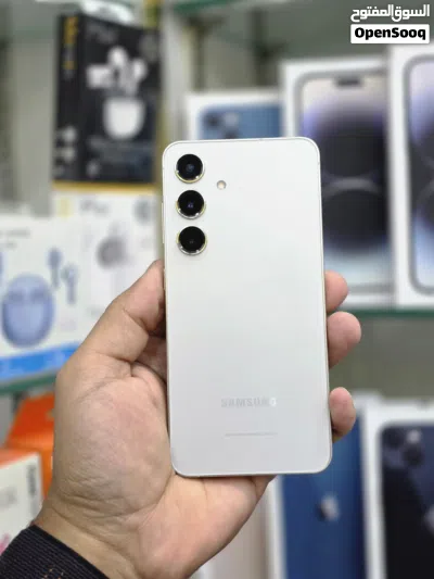 عرض خااص : Samsung 24 5G 256gb هاتف نظيف جدا بحالة الوكالة بدون اي شموخ أو مشاكل مع ضمان 2