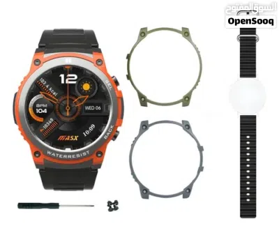 ساعة MASX Aurora One الذكية – قوة، أناقة، وأداء احترافي وتصميم عسكري متين مقاوم للصدمات 2