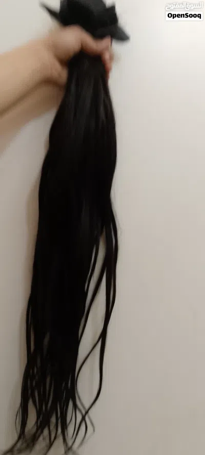 شعر اكستنشن أسود طويل ناعم للبيع 3
