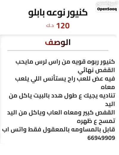 للبيع كنيور 3
