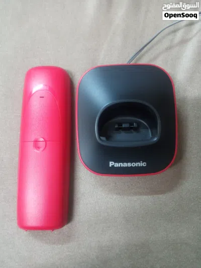هاتف Panasonic لاسلكي موديل KX-TG1611JT (مستعمل بحالة ممتازة) يعمل على الفايبر 3