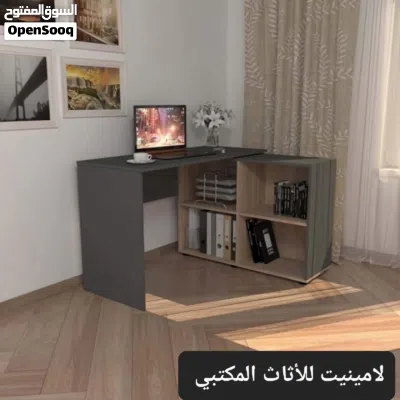 طاولة مكتب للدراسة والعمل موديلات وألوان وقياسات حسب الطلب لامينيت للأثاث المكتبي 2