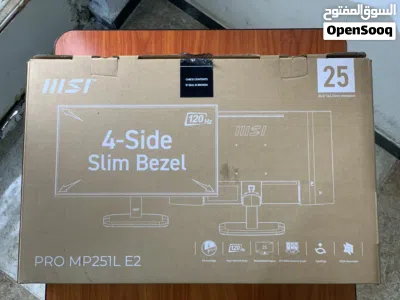 شاشه msi تردد 120 هيرتز بعدها جديده وكآمل ملحقات متوفر توصيل 2