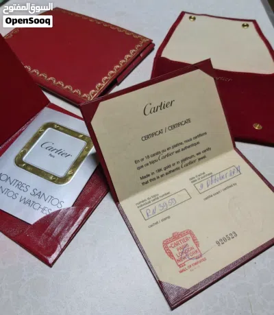 Authentic Cartier Santos Watch jewellery case with Certificate 2