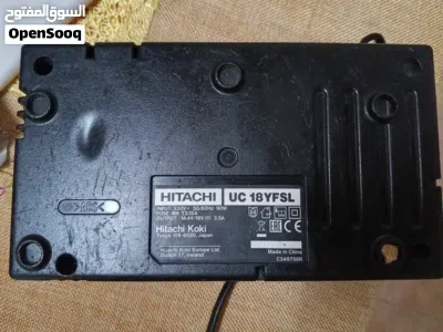 شاحن دريل دي وولت جديد + شاحن هيتاشي مستعمل 4