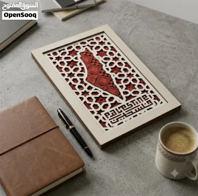 لوحة خريطة فلسطين - خشب مزخرف – تصميم تراثي فاخر 40 × 25 سم- توصيل مجاني 2