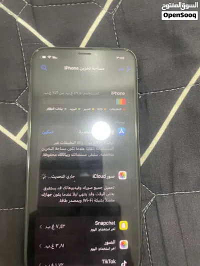 ايفون اكس بحاله ممتازه السعر 55 قابل للتفاوض بشي بسيط 4