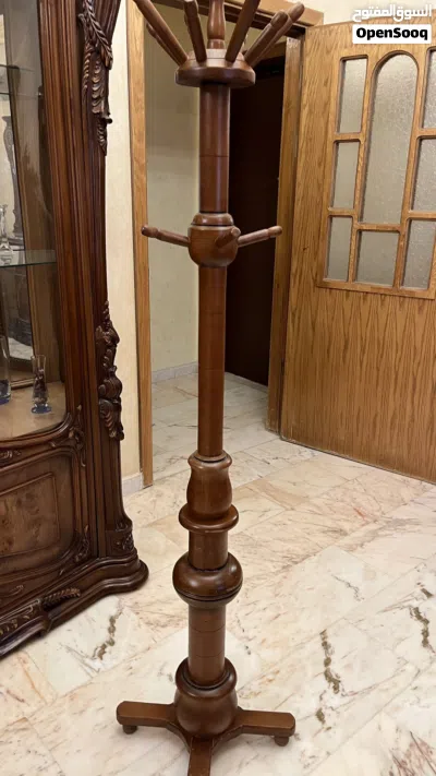 علاقه ملابس عموديه خشب بلوط 4