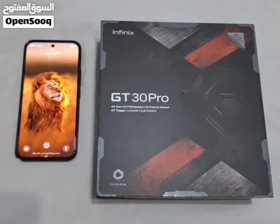 عرض الكل Infinix GT 30 Pro مستخدم ثلاثه اشهر شبه جديد مع الفاتوره والشاحن والكرتون 2