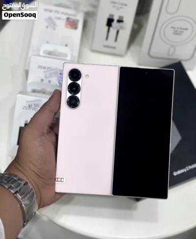 عرض خاص : Samsung Z fold 6 512GB هاتف بحالة الوكالة نظيف جدا بدون اي شموخ أو مشاكل مع ضمان و ملحقات 2