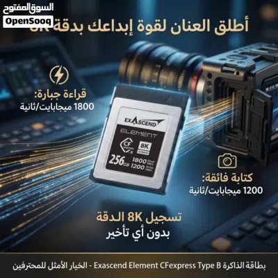 بطاقة الذاكرة Exascend Element CFexpress Type B بسعة 256 جيجابايت 2