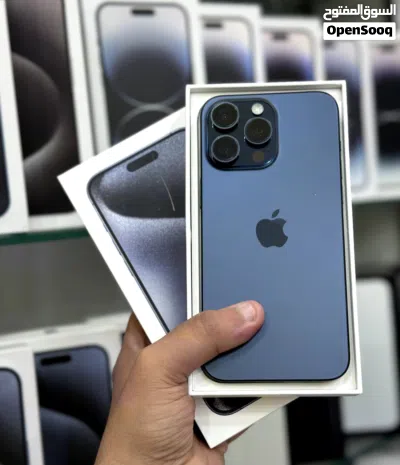 عرض خاص : iPhone 15 pro max 256gb هواتف بحالة الوكالة مع ضمان و ملحقات بأقل سعر 2