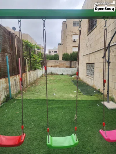 كرسي مرجيحة تعليق مع حبل متين يتحمل 100 كيلو شامل التوصيل 2