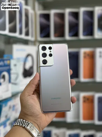 أقوى عرض : Samsung S21ultra 256gb هواتف بحالة الوكالة بدون شموخ أو مشاكل مع ملحقاتها الأصلية 4