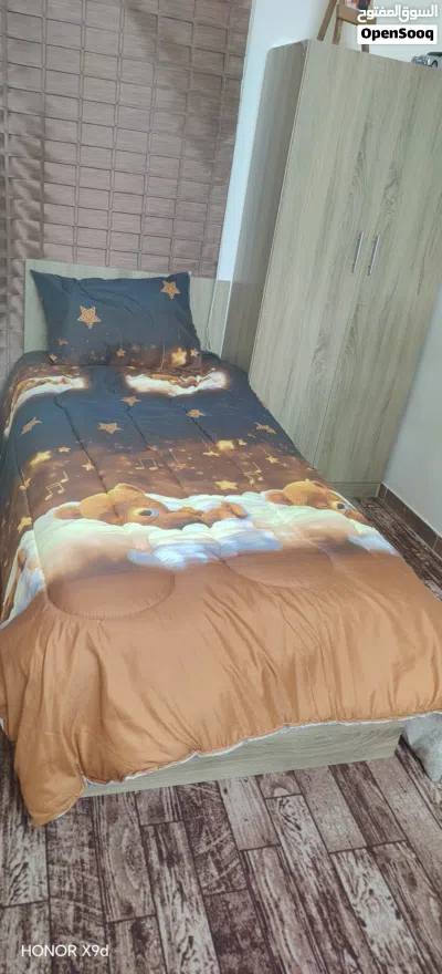 غرفه نوم مفرد مستعمل بس جديد 3