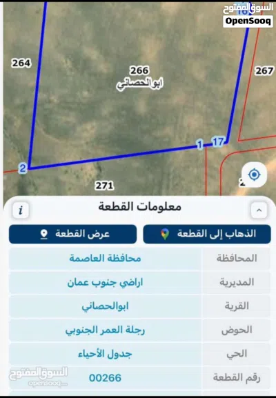 من المالك مباشرة اراضي جنوب عمان / ابو الحصاني رجلة العمر الجنوبي 10 دونم 3