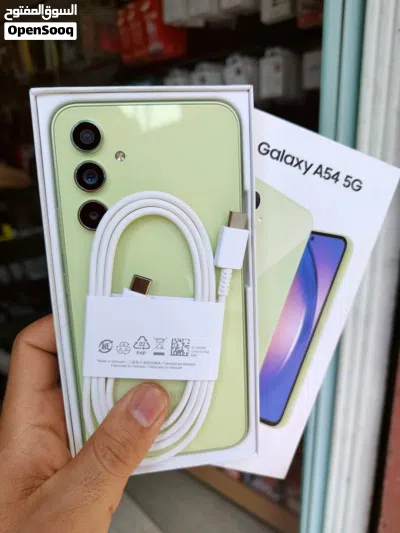 جهاز مستعمل بالكرتونة Samsung A54 5G رام 16 جيجا 256 متوفر توصيل وهدايا 4