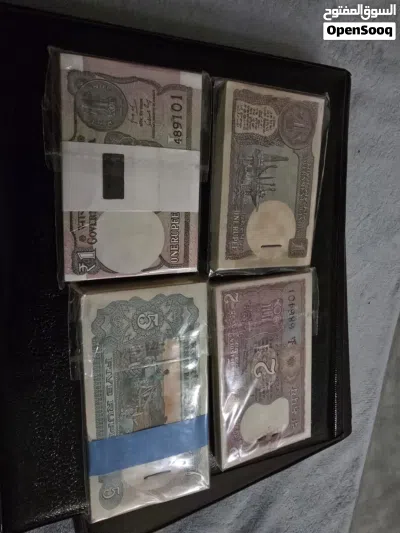 old indian currency bundle 3