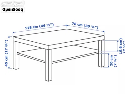 Used Ikea furniture shelving unit and coffee table 3