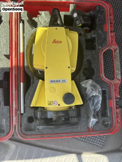 جهاز مساحي توتال ستيشن Leica Builder 200 Power مع ترايبود 2
