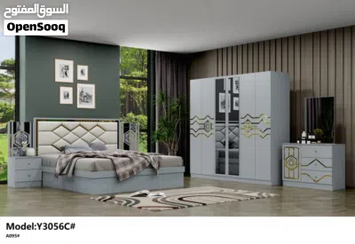 Chinese Bedroom Set 6 Pieces Free Mattress & Installغرف نوم صيني 6 قطع مع دوشك هدية و تركيب مجاني 4