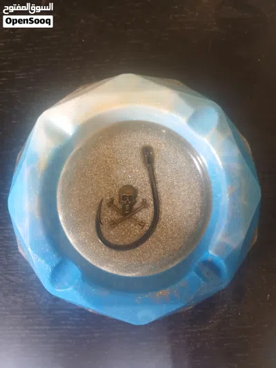 Cigarette ashtray epoxy resin طفايه سجاير ابوكسي رزن 4