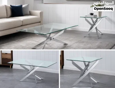 طاولة قهوة و طاولتين جانبيتين coffee table & 2 side tables 3